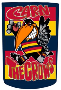 Carna Crows Stubby Holder FREE POST WITHIN AUSTRALIA